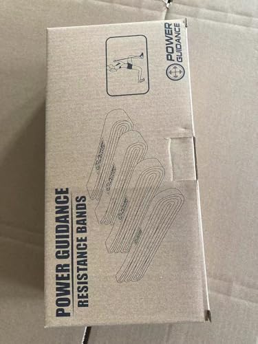POWER GUIDANCE Pull Up Assist Bands - Stretch Resistance Band - Mobility Band - Powerlifting Bands - by Perfect for Body Stretching, Powerlifting, Resistance Training