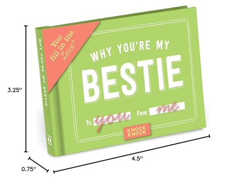 Why You're My Bestie Fill in the Love Book