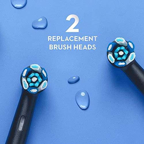 Oral-B iO Series 7 Electric Toothbrush with 2 Replacement Brush Heads, White Alabaster