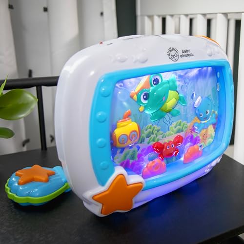 Baby Einstein Sea Dreams Soother, Crib Toy with Remote, Baby Sleep Aid, Calming Lights & Melodies, Newborn and Up
