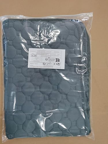 EASTLION Washable Dog Mat,Non-Slip Reusable Puppy Pads for Dogs,Super Absorbent Waterproof Dog Mat Pee Pads for Dogs for Indoor Outdoor Car Travel for Dogs,Cats(39.3x27.5 inch 1 PCS) L-Grey