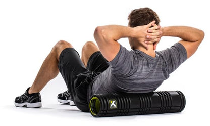 TRIGGERPOINT PERFORMANCE THERAPY GRID Patented Multi-Density Foam Massage Roller Exercise, Deep Tissue&Muscle Recovery Relieves Muscle Pain & Tightness, Improves Mobility & Circulation (26"), Black