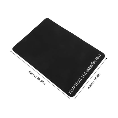 Totority Shock-Absorbing Treadmill Mat 6.29In Black – Noise & Vibration Reduction for Home & Office Gyms, Floor Protector Compatible with All Treadmill Models