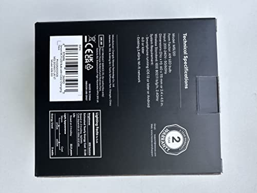 meross Smart Bulb Alexa Light Bulb B22 Works with Apple Homekit, Alexa, Google Home, Siri Voice Control Dimmable Multicolor LED Light Bulb Equivalent 9W (60W Equivalent) 2 Pack