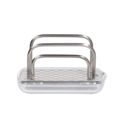 OXO Good Grips Stainless Steel Sponge Holder,Black