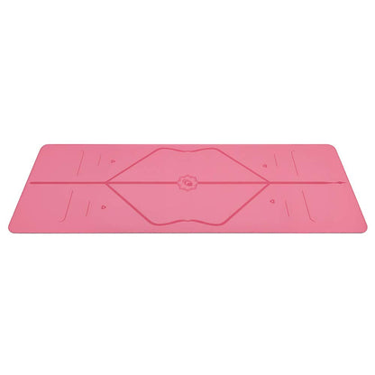 Liforme Original Yoga Mat – Free Yoga Bag Included - Patented Alignment System, Warrior-like Grip, Non-slip, Eco-friendly, sweat-resistant, long, wide, 4.2mm thick mat for comfort