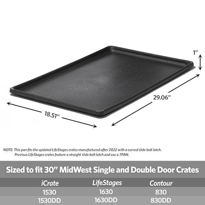 Replacement Dog Crate Pan for MidWest and New World Dog Crate