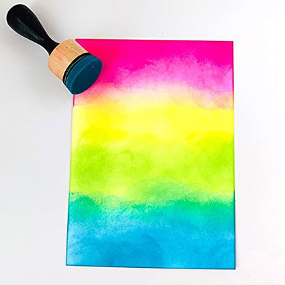 BAOFALI Mini Ink Blending Tool,with Foams Replacement Refill Foam Tool for Foams Scrapbooking Painting Drawing Art Supplies Handle Ink Tools Embossing Stencils