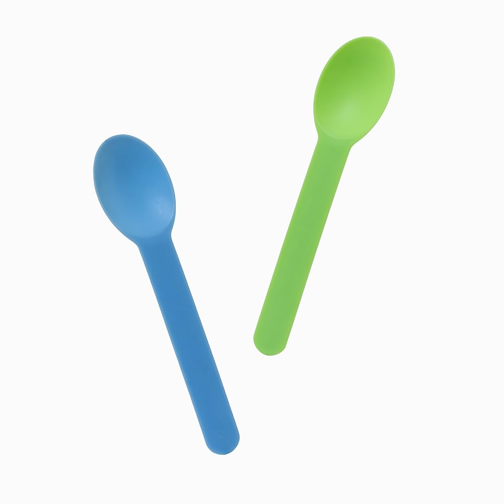 Frozen Dessert Supplies 1000 Count Mixed Heavy Duty Ice Cream Spoons