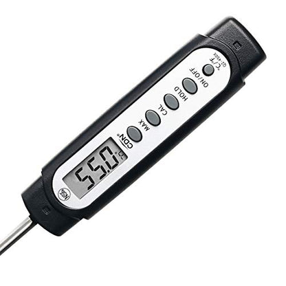 CDN Digital Thermometer | NSF Certified | ProAccurate® | 5" Stem with Protective Sheath | For Meat, Poultry, Candy | Easy One-Button Operation | DT392