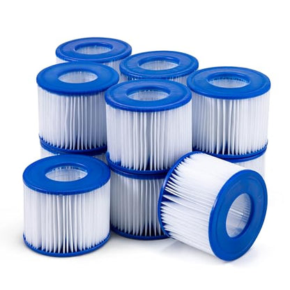 Bestway Lay-Z-Spa Hot Tub Filter Cartridge VI for All Lay-Z-Spa Models - 6 x Twin Pack (12 Filters)