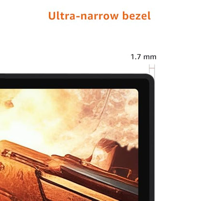 Amazon Basics 24 in Monitor, FHD 1080P, Max 100Hz, VESA Compatible, Built-in Speakers, Black