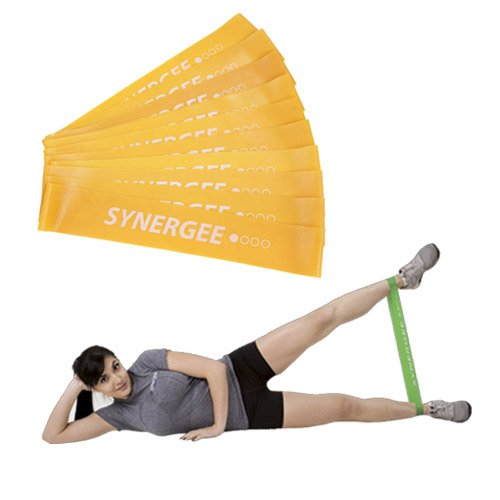 Synergee Exercise Fitness Resistance Band Mini Loop Bands That Perform Better When Working Out at Home or The Gym