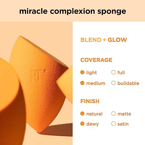 Real Techniques 5 Piece Everyday Essentials Makeup Brush Set, Includes 4 Brushes & Makeup Sponge, For Foundation, Blush, Bronzer, Contour, Eyeshadow, & Powder, Travel Gift Set, Cruelty-Free & Vegan