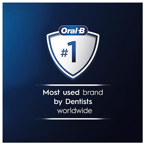 Oral-B iO8 Electric Toothbrushes For Adults, App Connected Handle, 1 Toothbrush Head & Travel Case, 6 Modes with Teeth Whitening, 2 Pin UK Plug, White
