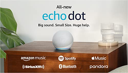 Amazon Echo Dot (newest model), Vibrant sounding Alexa speaker, Great for bedrooms, dining rooms and offices, Deep Sea Blue