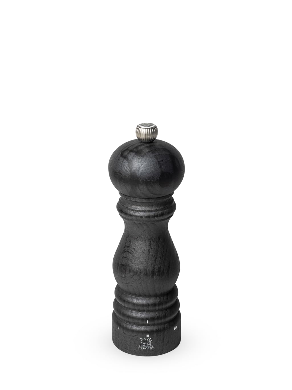 Peugeot - Paris u’Select Manual Salt Mill - Adjustable Grinder - Beechwood, Graphite Finish