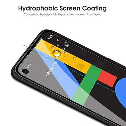 OMOTON 3+2 Pack for Google Pixel 9 Pro Screen Protector, 3 Pack Tempered Glass Screen Protector & 2 Pack Camera Lens Protector for Pixel 9 Pro 2024 6.3-inch, Case Friendly (Not for Pixel 9/9 Pro XL)