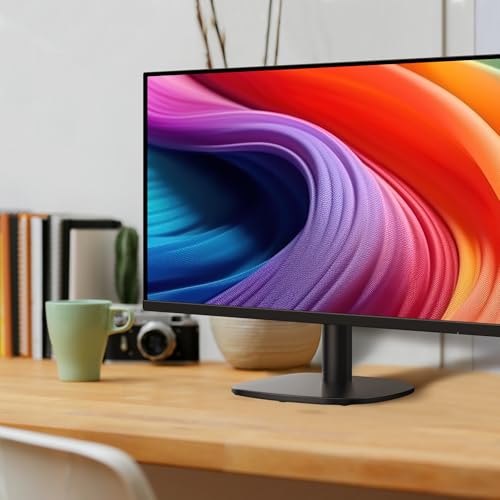 Amazon Basics 24 in Monitor, FHD 1080P, Max 100Hz, VESA Compatible, Built-in Speakers, Black