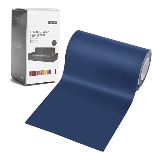 Leather Repair Tape Patch kit Dark Blue, 4 x 60 Self Adhesive Leather Patch