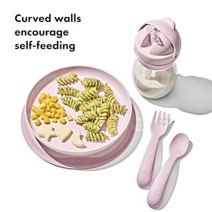 OXO Tot Stick and Stay Suction Plate - Blossom