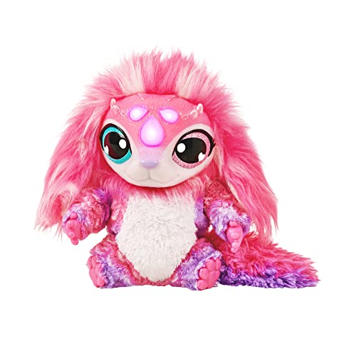 Magic Mixies Magical Misting Crystal Ball With Interactive 8 Inch Pink Plush Toy Ages 5+ And 80+ Sounds And Reactions.