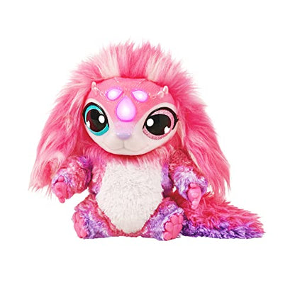 Magic Mixies Magical Misting Crystal Ball With Interactive 8 Inch Pink Plush Toy Ages 5+ And 80+ Sounds And Reactions.