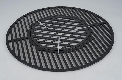 onlyfire Cast Iron Gourmet BBQ System Cooking Grate replacement for 57CM Weber Charcoal Grills