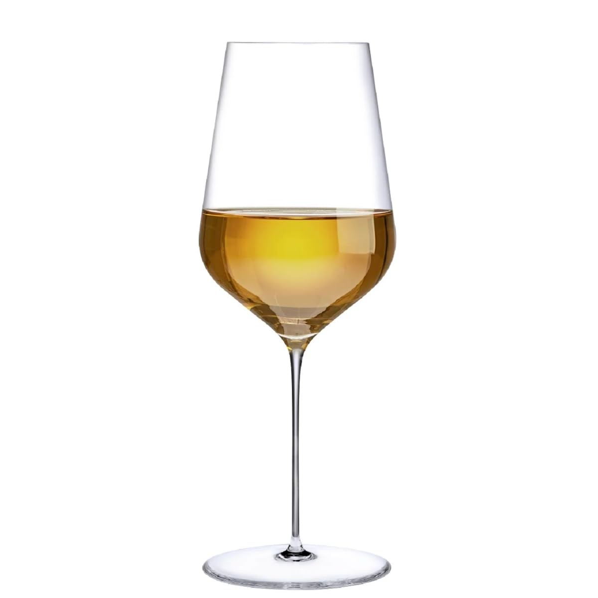 Nude Stem Zero Trio White Wine Glass 14.25 oz, Crystal Clear Wine Glass, | Lead - Free |, Stem Unique Modern Wine Glasses, Perfect for Cocktail
