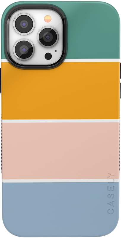 Casely iPhone 13 Pro Case | Compatible with MagSafe | Taupe on Nude | Solid Beige Aesthetic Cream Case