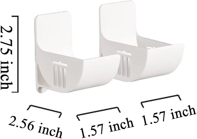 4 Pcs No Punching Trash Bag Dispenser Plastic Bag Holder, Wall Mounted Plastic