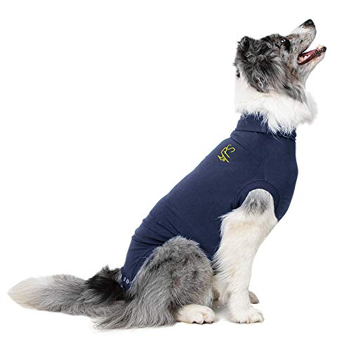 MPS Medical Pet Shirt Dog, Surgery Recovery Suit, Blue, Medium