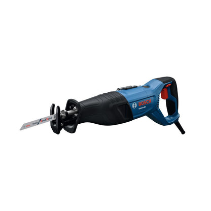 BOSCH GSA12-30 Corded Reciprocating Saw - 12 Amp Power, 1-3/16 In Stroke Length, Variable Speed Control, Tool-Free Blade Change, Lightweight Design for Easy Maneuverability (Bare Tool)