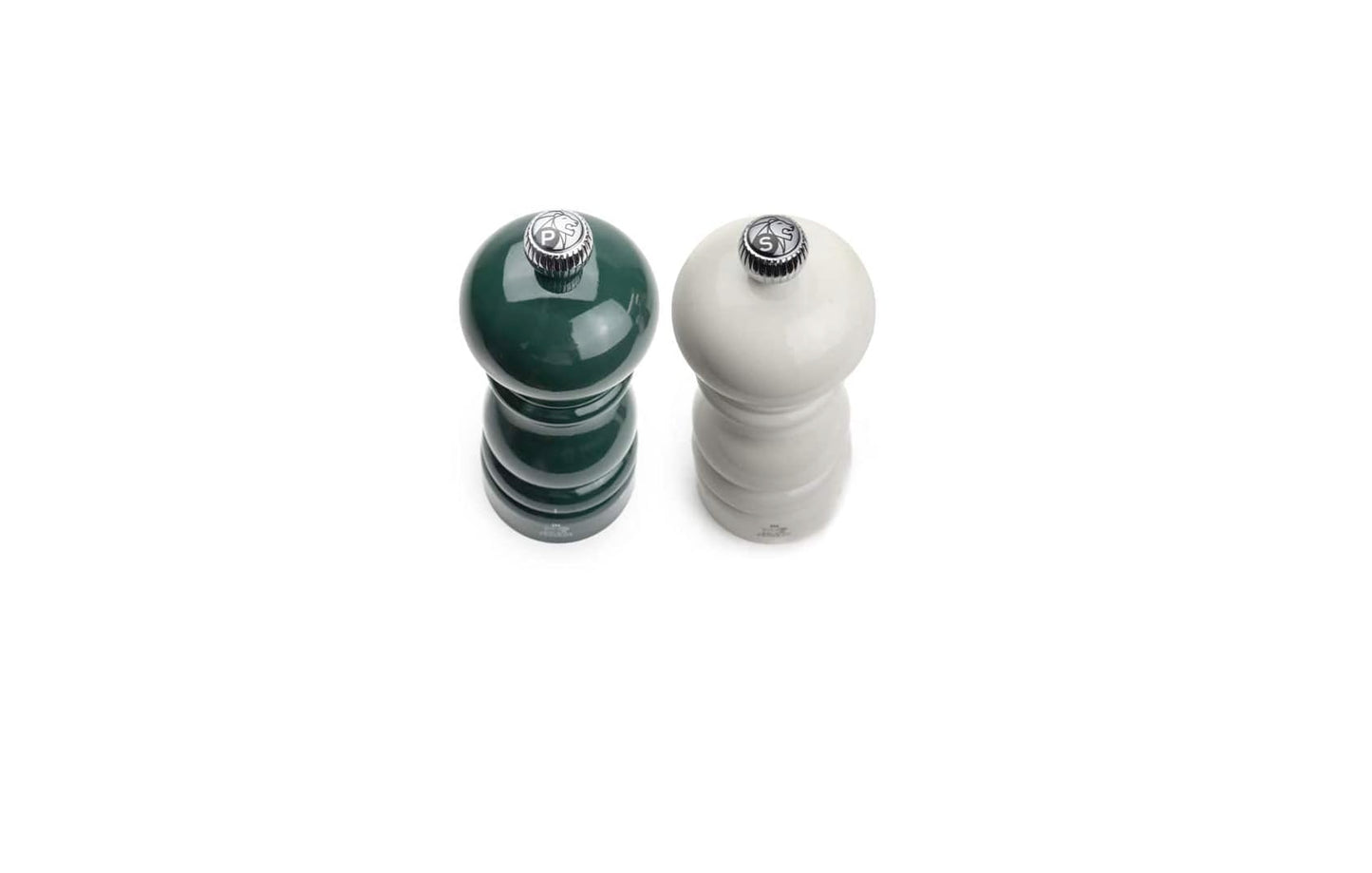 Set of Paris u'Select 15 cm Salt and Pepper Mills with Black tray as a Gift Box