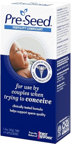 Pre-Seed Fertility-Friendly Vaginal Lubricant Multi-Use Tube with 9 Applicators 40g