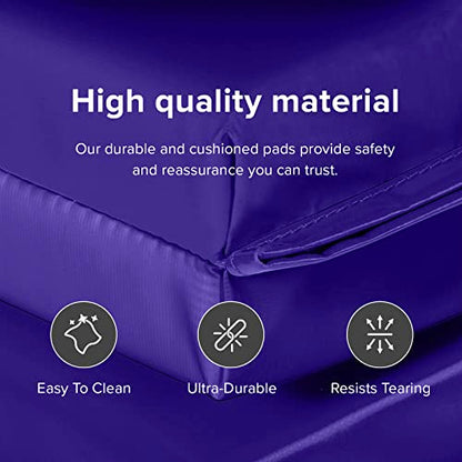 We Sell Mats - 4 ft x 8 ft x 2 in Personal Fitness & Exercise Mat for Home Workout - Lightweight and Folds for Carrying – All Purpose Home Gym Mat – Thick Mat for Yoga, Pilates, Stretches, and Floor Exercises