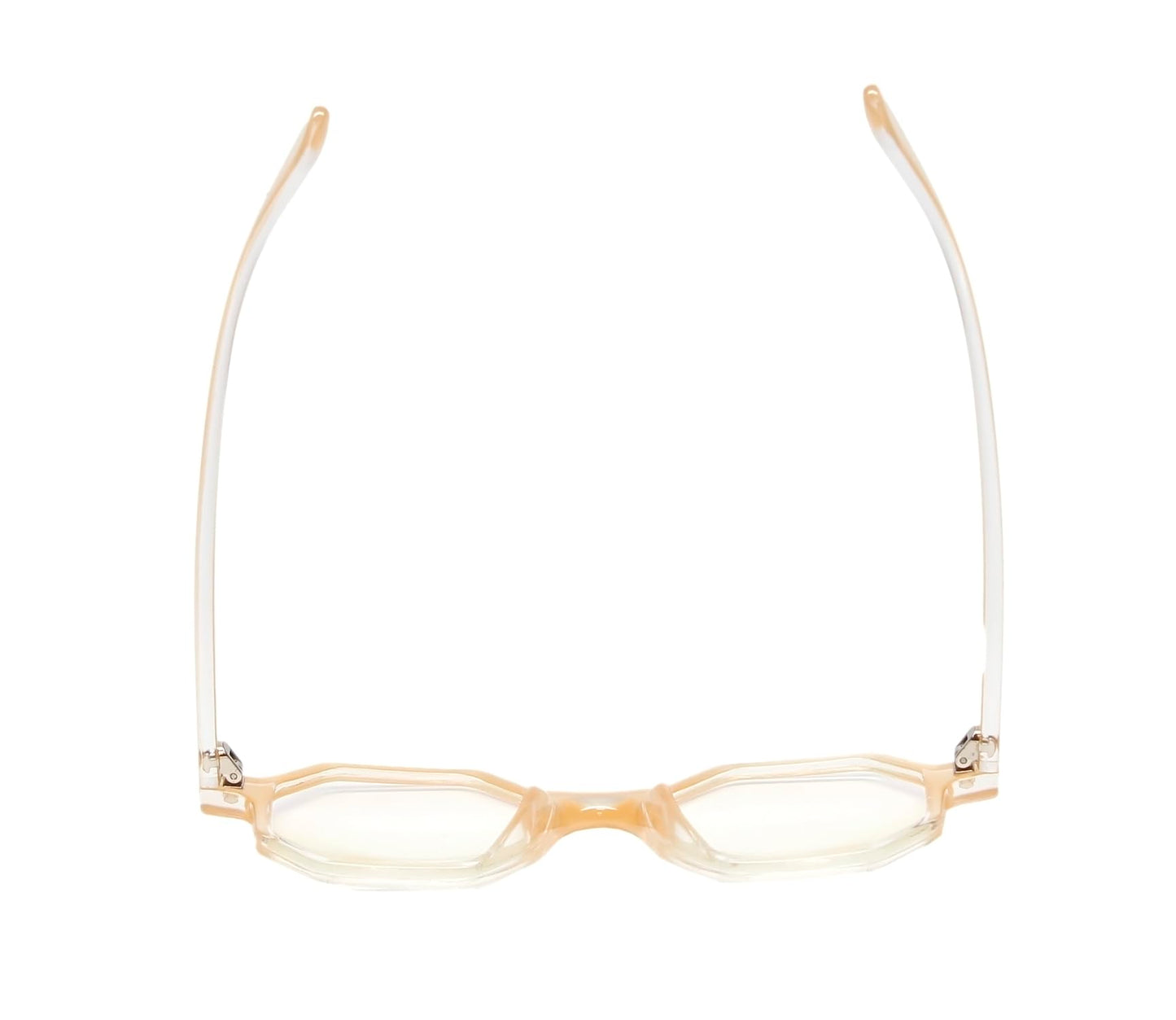 Medspex R786C Blue Light Blocking Reading Glasses +3.0 Tan Crystal Men Women Trendy Computer Readers Gaming Work TV Phones