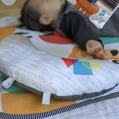 Baby Einstein, 4-in-1 Kickin' Tunes and Language Discovery Play Gym with Piano, Mat with Detachable Activity Toys, Lights, Sounds and Music, Ages Newborn +