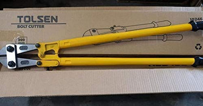TOLSEN Bolt Cutters Heavy Duty, Bolt Cutter for Padlocks, Lock Cutter Heavy Duty Chain, Rods, Rivets, Locks and Wire Cutter - Ergonomic Non-Slip Handle Bolt Cutter (42")
