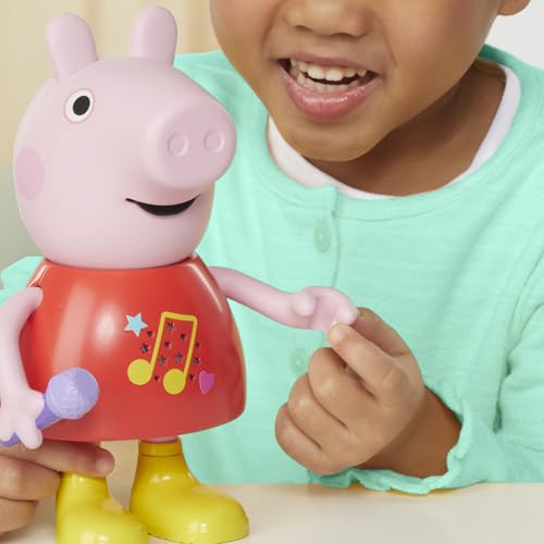 Peppa Pig Talk & Sing Peppa Doll - English Version, Pink, 20 cm