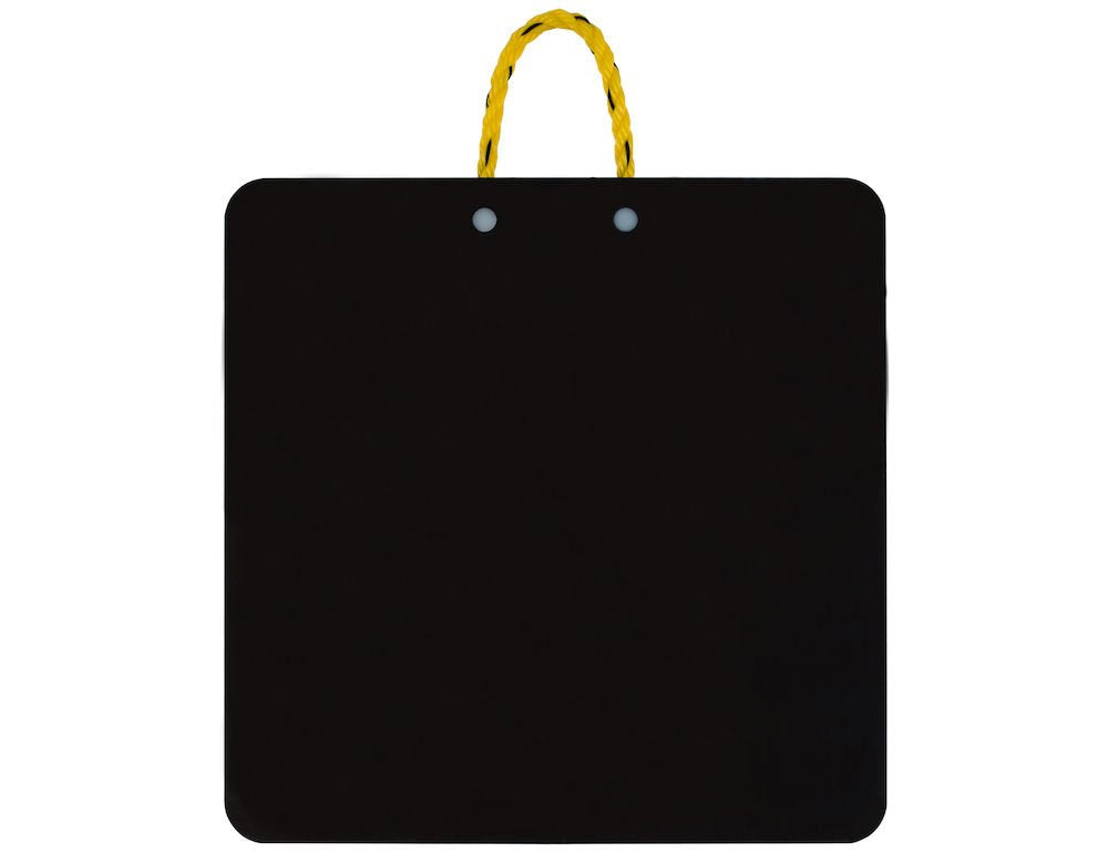 Buyers Products OP242415 HDPE Poly Outrigger Pad 24x24x1.5 Inch, Heavy Duty Jack Pad for Utility Trucks, Cranes, RV Accessories, Lightweight Non Slip Pad with Rope Handle for Trailers & Campers