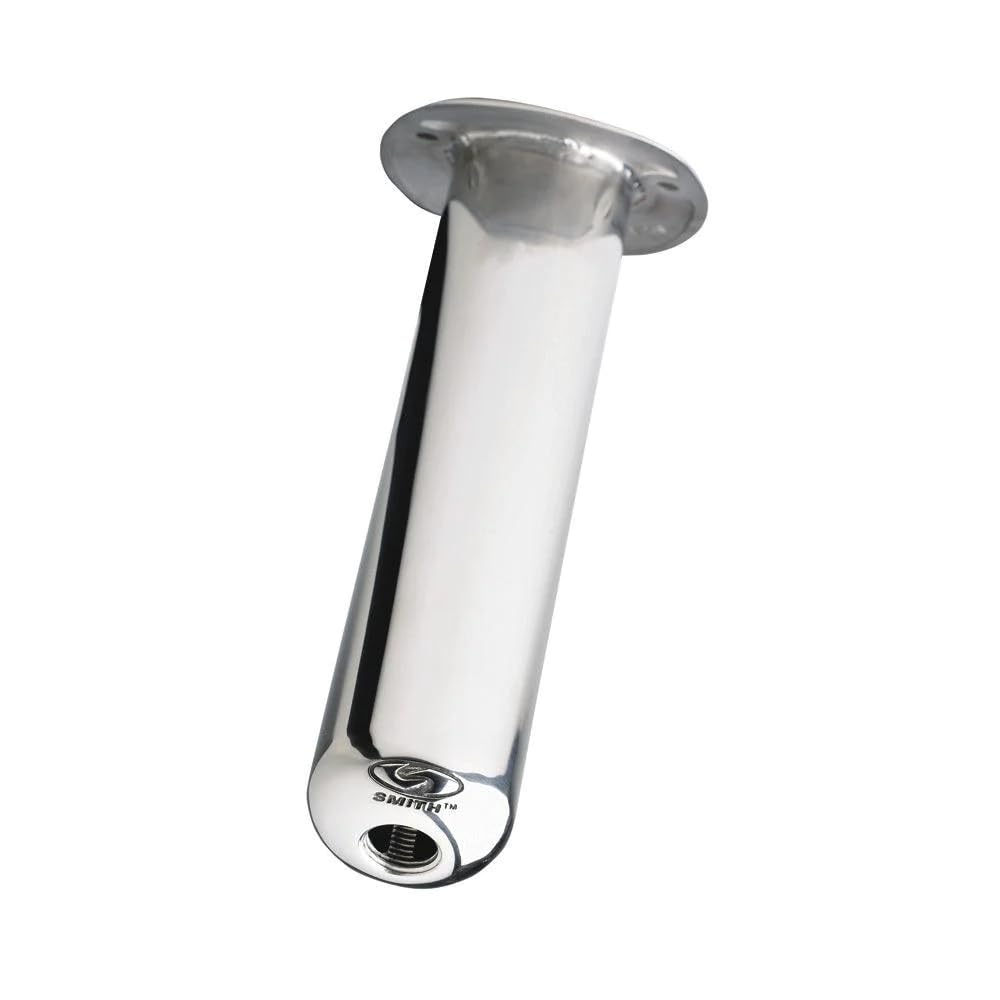 CE Smith - Flush Mount Cast Bottom Rod Holder - Tough Boat Accessories - 30-Degree