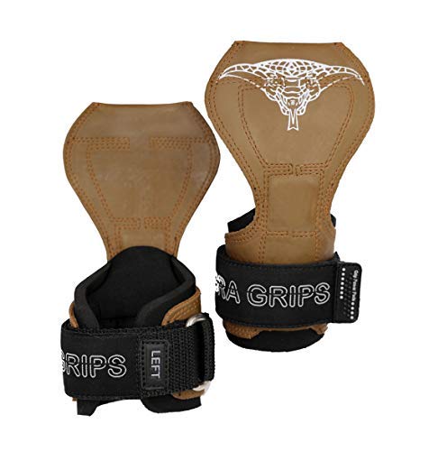 Cobra Grips PRO Weight Lifting Gloves Heavy Duty Straps Alternative Power Lifting Hooks for Deadlifts Adjustable Neoprene Padded Wrist Support Bodybuilding