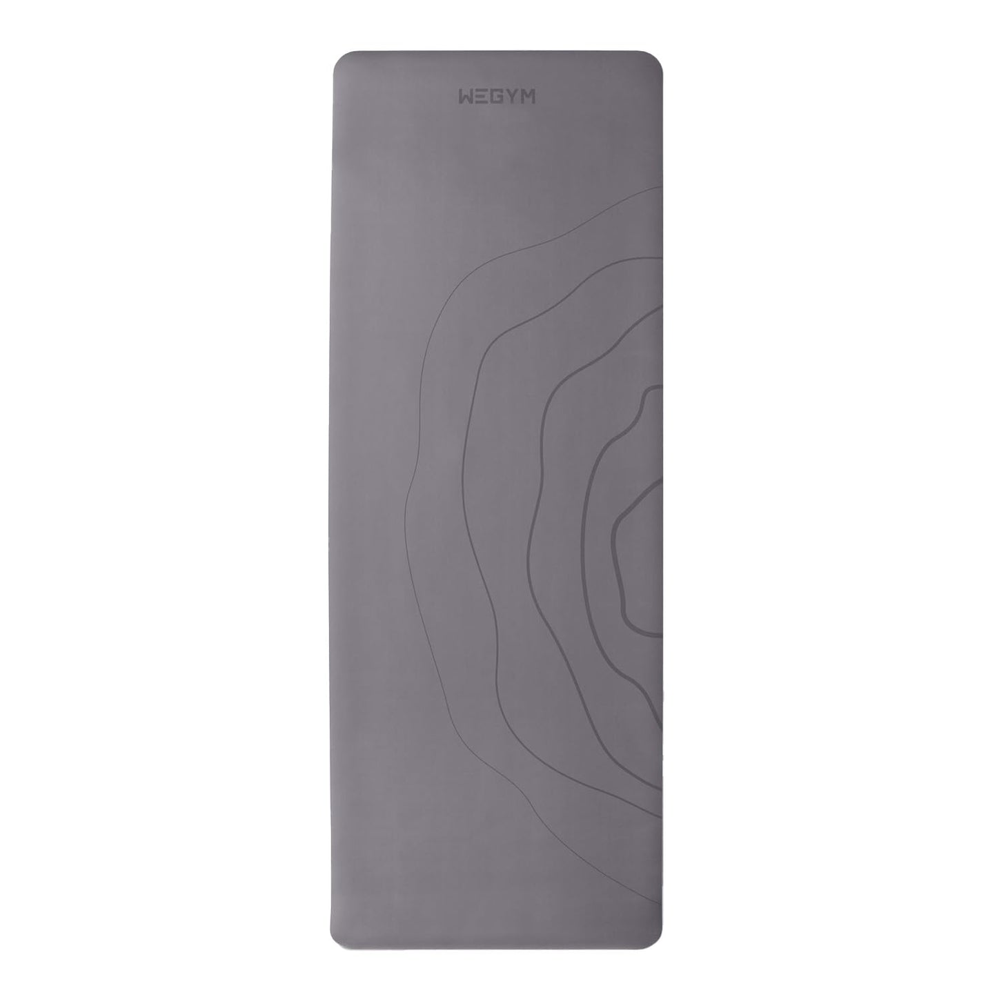 WeGym Yoga Mat, 4mm Cushioned Exercise Mat for Yoga, Pilates, Home Workouts - Anti Slip Polyurethane Suede Yoga Mat with Carrying Strap