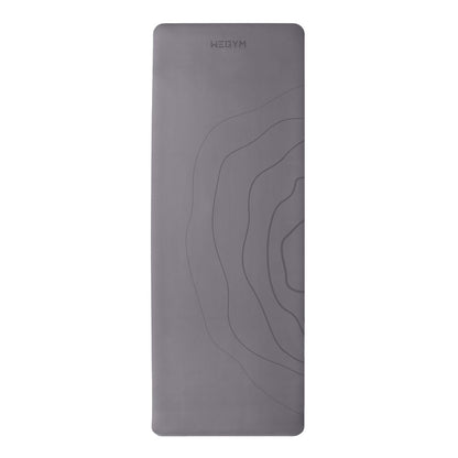 WeGym Yoga Mat, 4mm Cushioned Exercise Mat for Yoga, Pilates, Home Workouts - Anti Slip Polyurethane Suede Yoga Mat with Carrying Strap