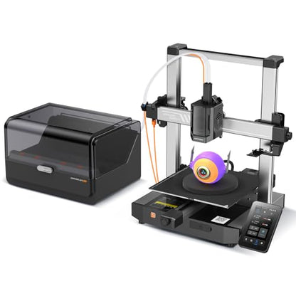 ANYCUBIC Kobra 3 Combo 3D Printer Smart Multicolor Printing(4 to 8 Colors), 600 mm/s High Speed FDM 3D Printer, LeviQ 3.0 Auto-Leveling, Filament Backup, 250 * 250 * 260mm Larger Printing Size