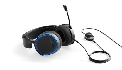 SteelSeries Arctis 5 Gaming Headset - RGB Illumination - DTS Headphone: X v2.0 Surround for PC and PlayStation 5, PS4 - Black