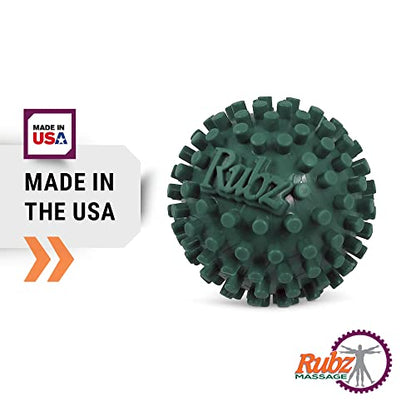 Due North Foot Rubz Hand & Back Massage Ball - Relieve Pain from Plantar Fasciitis, Tight Muscles & Sore Feet - Massage Tool