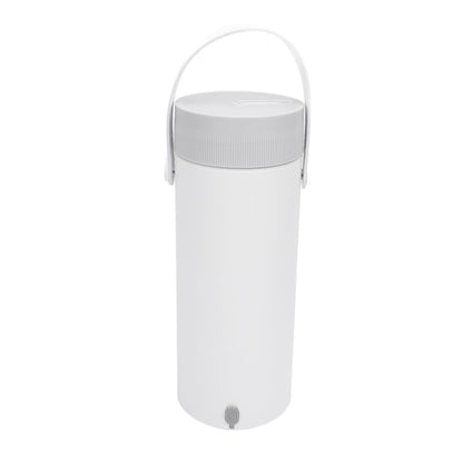 Small Electric Tea Kettle, Rechargeable Portable 304 Stainless Steel Travel Hot Water Boiler with 4 Temperature Settings, Cordless Use for Coffee Tea Milk, No BPA, No Odor, Long