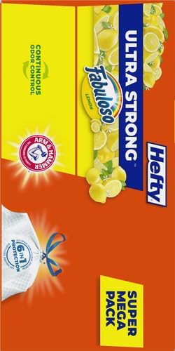Hefty Ultra Strong 13 Gallon Trash Bags, Tall Kitchen Trash Bags 13 Gallon Size